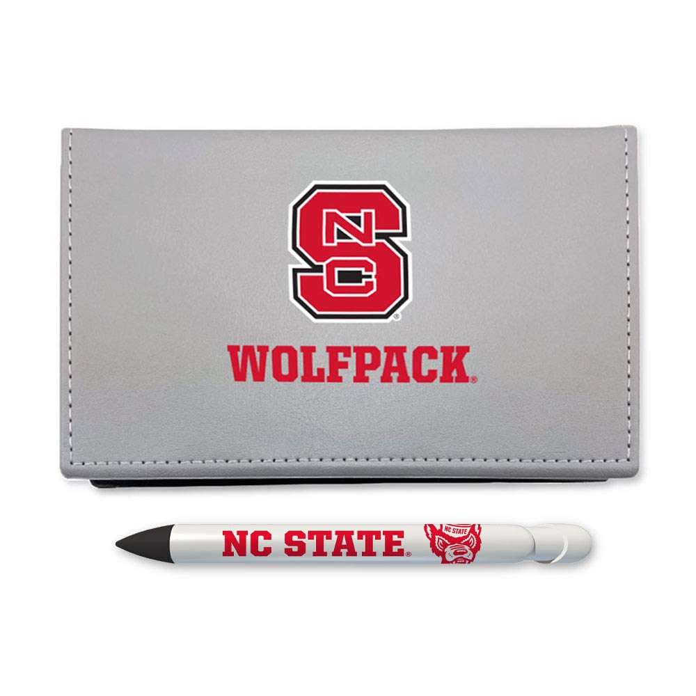 NC State Sticky Note Desk Set with Rotating Message Pen - Office & School Supplies for Productivity | Perfect for Notes, Reminders & Organization (2222)