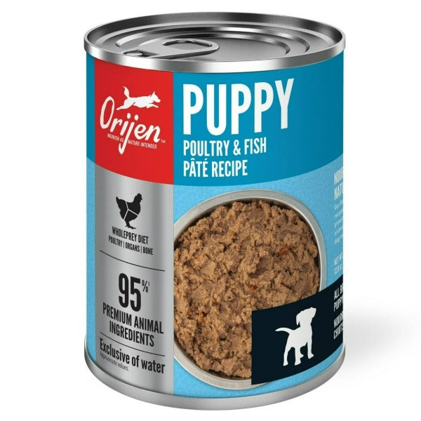 Orijen Puppy Canned Dog Food - High Protein Grain-Free Wet Food for Growing Puppies | Perfect for Small & Medium Breed Dogs at Home or Travel