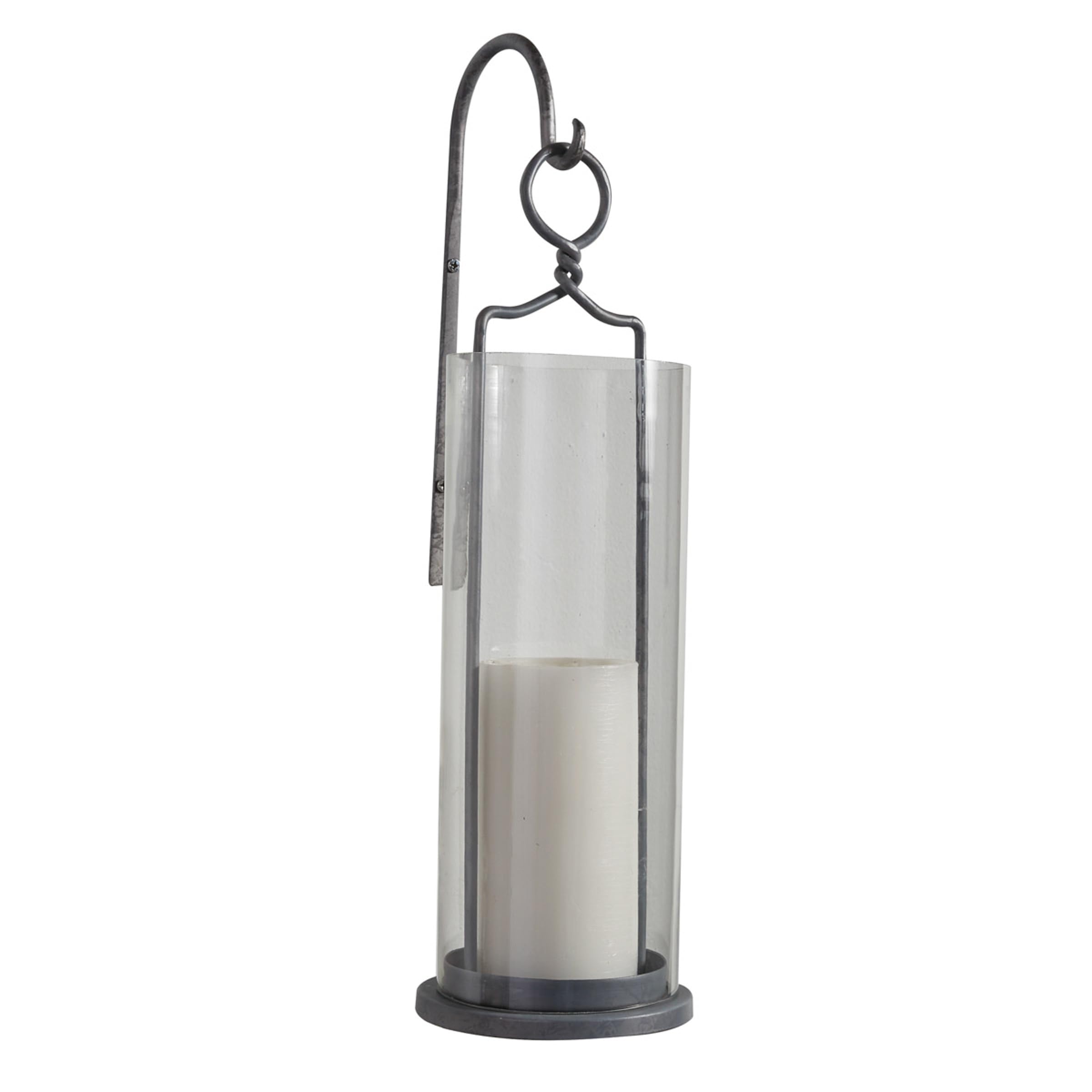 Vintage Hanging Pillar Candle Holder - Tall Decorative Metal Candle Stand for Home, Wedding, Party & Outdoor Decor - Elegant Rustic Farmhouse Style