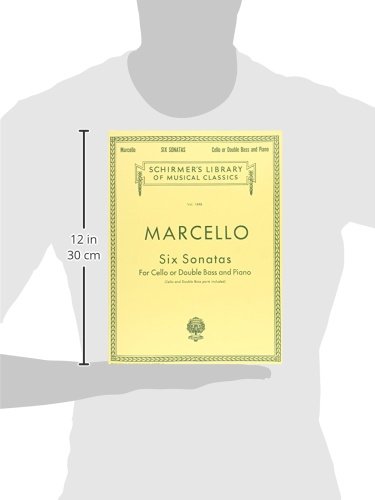 Six Sonatas for Cello or Double Bass and Piano - Classical Music Sheet for Musicians & Students | Perfect for Performances, Practice & Music Education