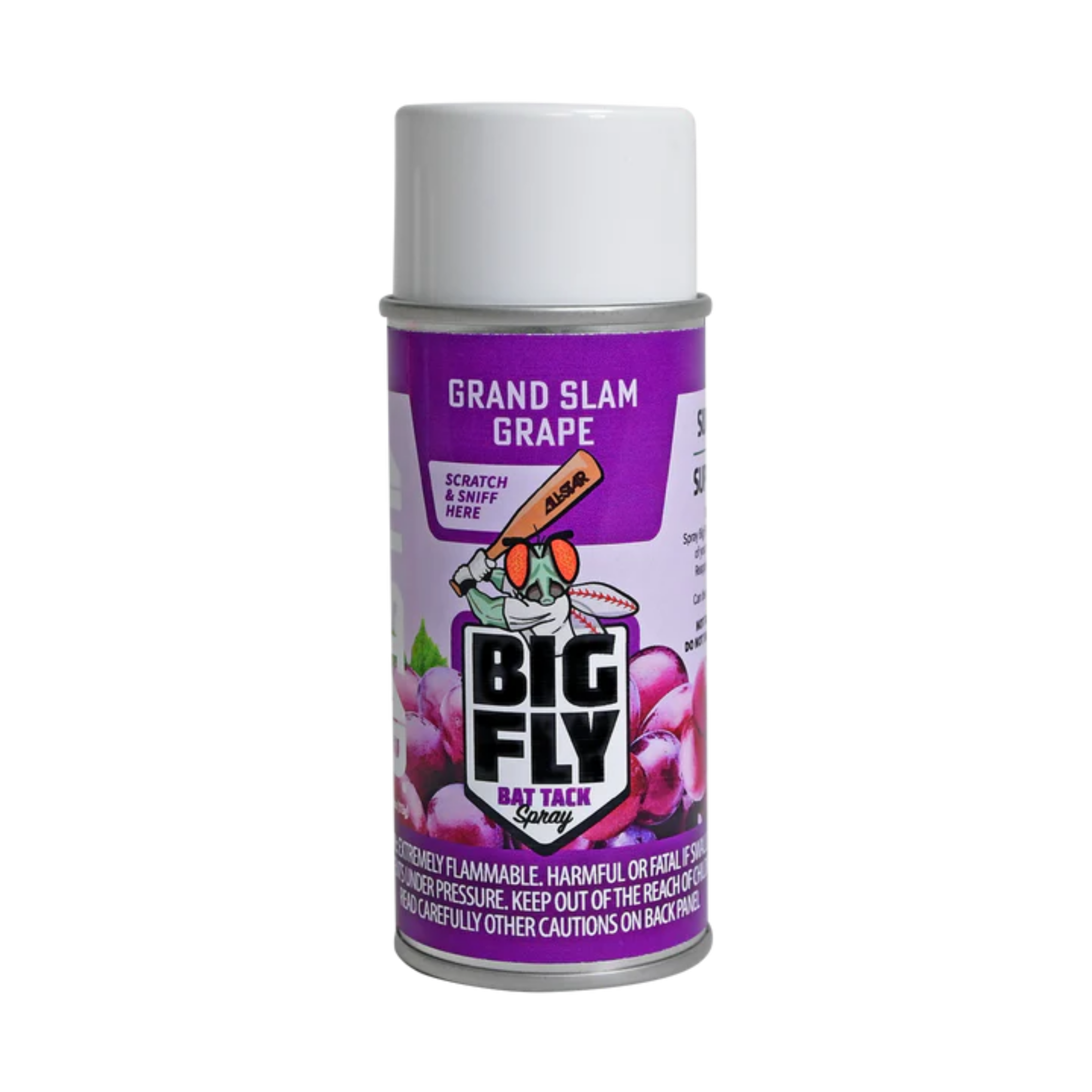 All Star Big Fly™ Bag Tack Spray - Grape Scented Baseball Grip Enhancer for Better Bat Control | Perfect for Training, Games & Outdoor Sports
