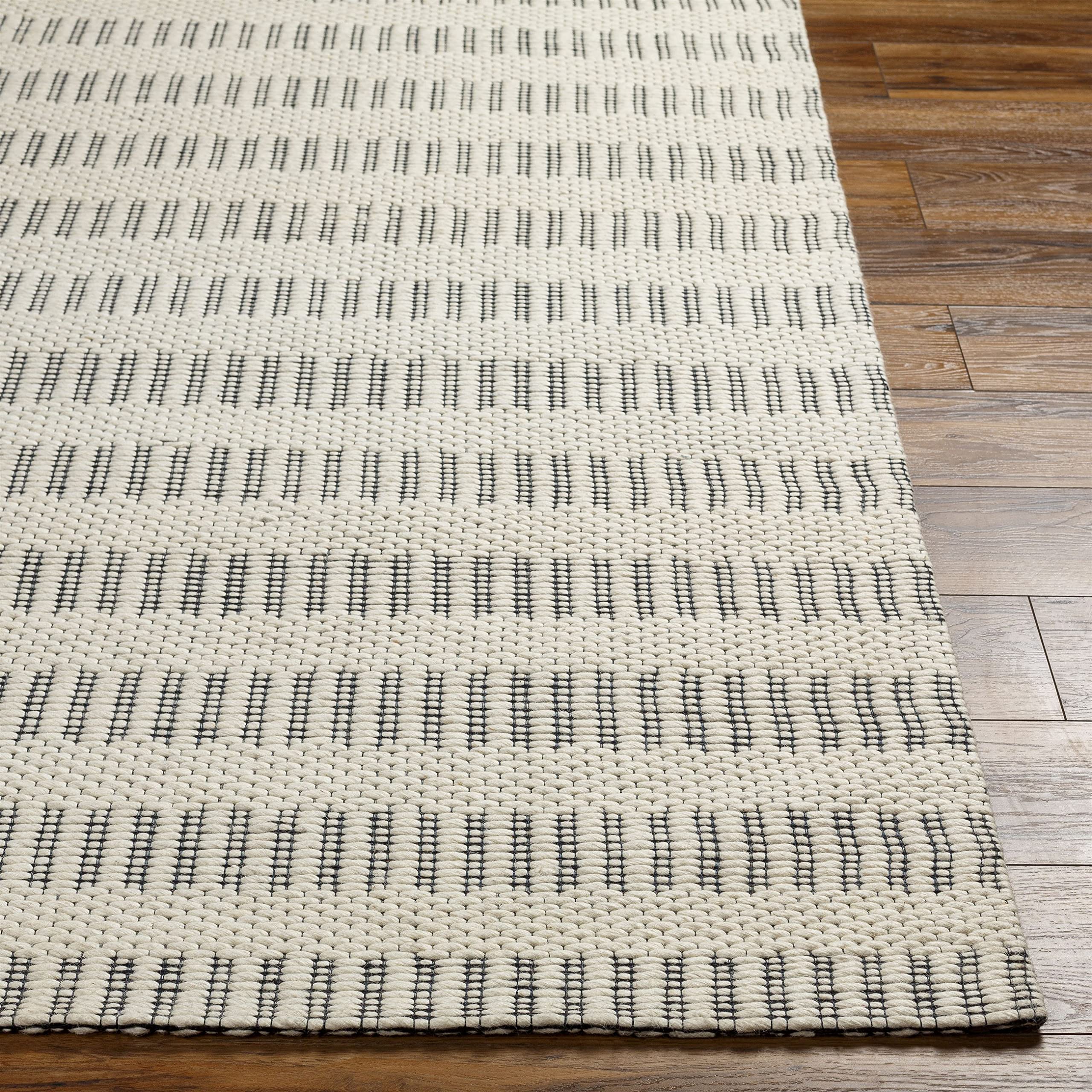 Mark&Day Delana Modern 5x7 Area Rug - Charcoal Grey Beige Non-Slip Living Room Carpet | Soft Plush Bedroom Rug | Durable Kitchen Floor Mat (5' x 7'6