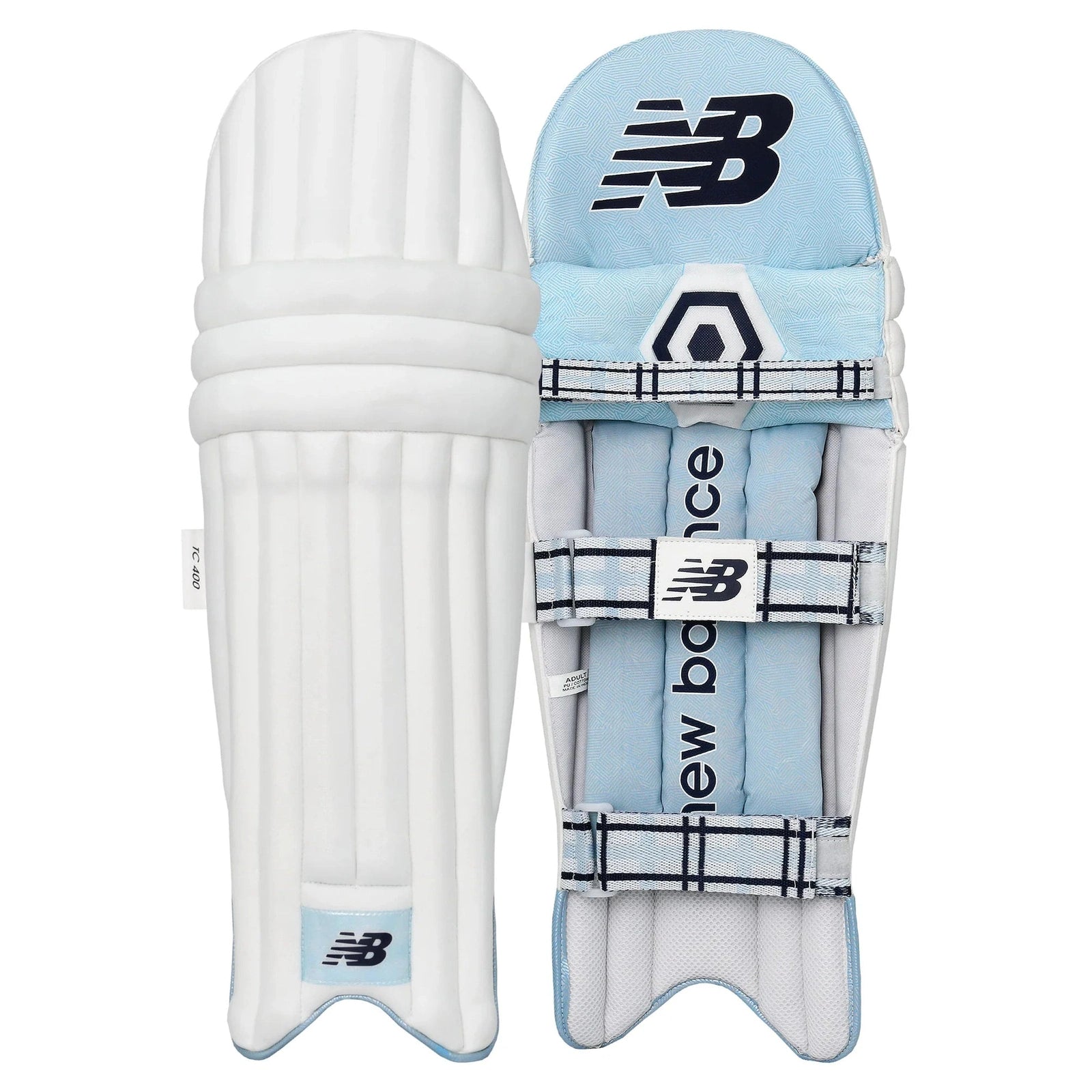 New Balance TC 400 Junior Cricket Batting Pads - Lightweight Protective Gear for Youth Players - Perfect for Practice & Matches
