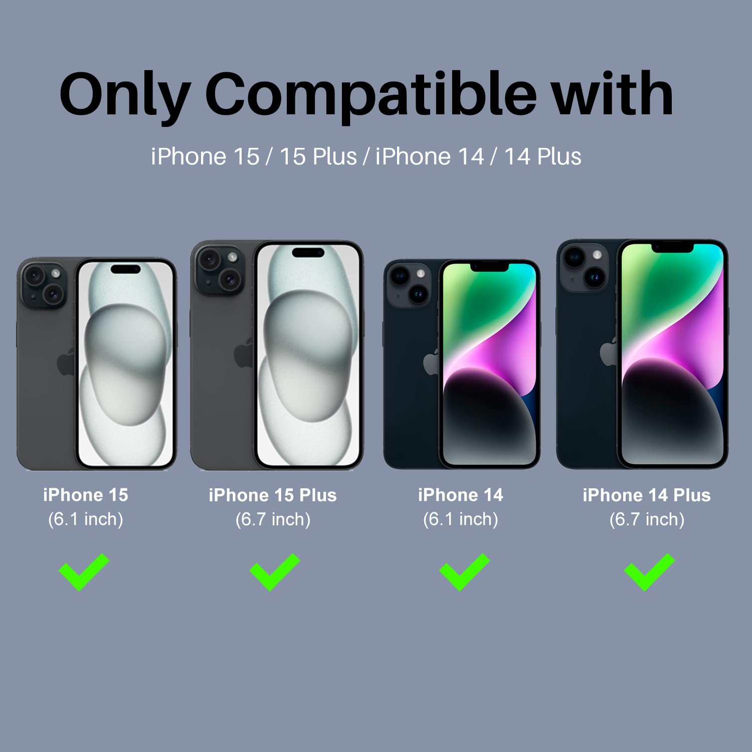 10-Pack Tempered Glass Camera Lens Protector for iPhone 15/15 Plus/14/14 Plus - 9H Hardness, Case-Friendly Design with Metal Ring - Perfect for Outdoor Photography, Travel & Daily Protection