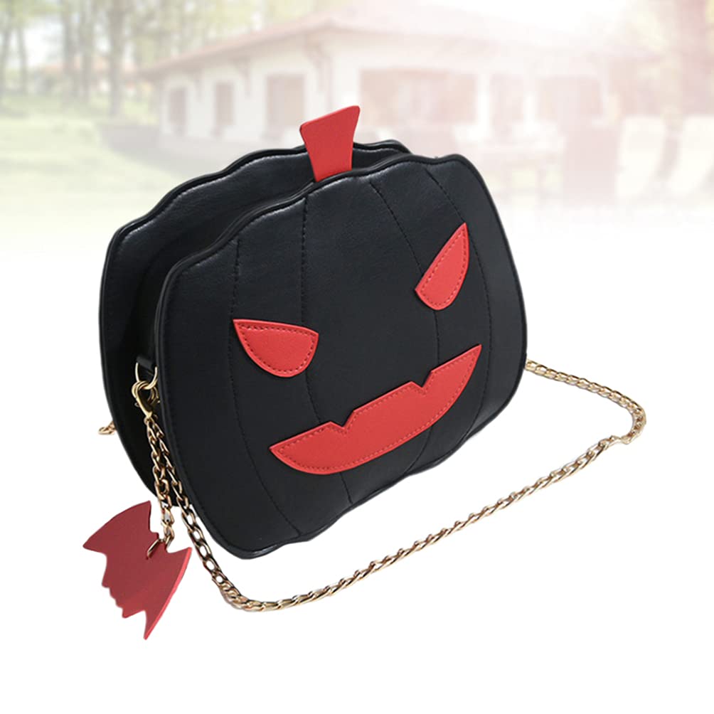 Halloween Pumpkin Crossbody Bag - Gothic Devil Shoulder Purse for Women - Perfect for Halloween Parties, Cosplay, and Gothic Fashion Accessories