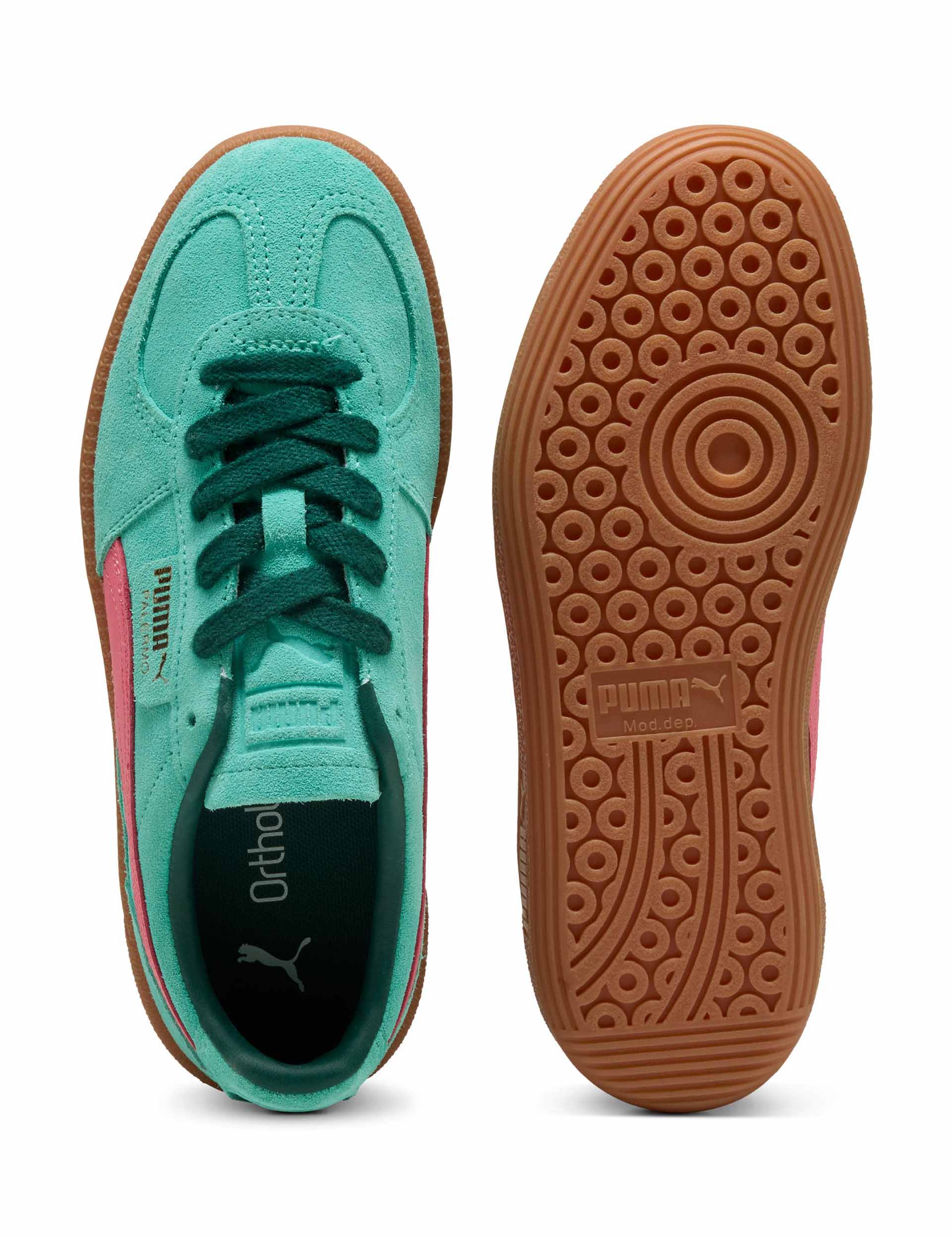Palermo Sneakers for Men & Women - Comfortable Lightweight Walking Shoes in Aquatic/Dark Myrtle - Perfect for Running, Gym Workouts & Casual Wear