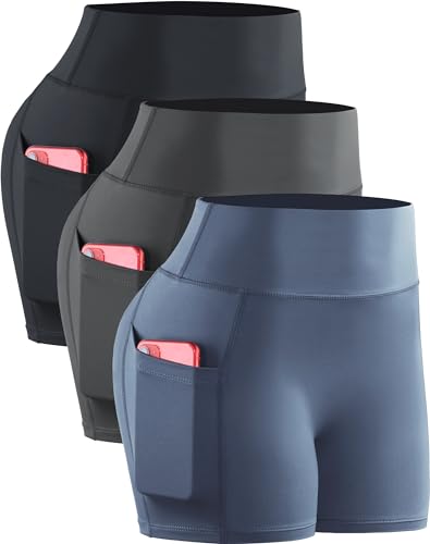 9118 Black/Grey/Navy Blue,3 Pack