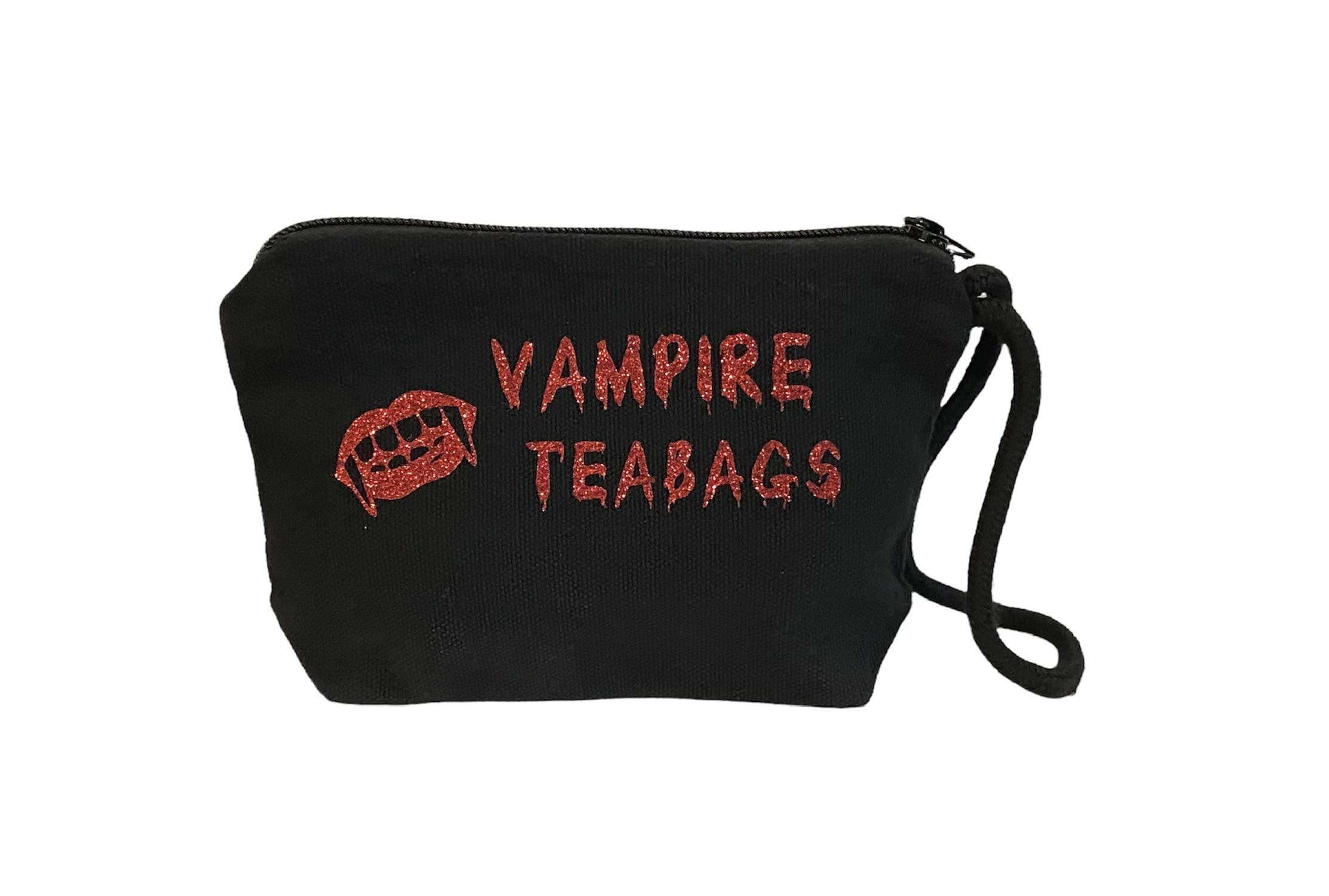 Vampire Tampon Bag - Gothic Cosmetic Pouch for Period & Tea Storage