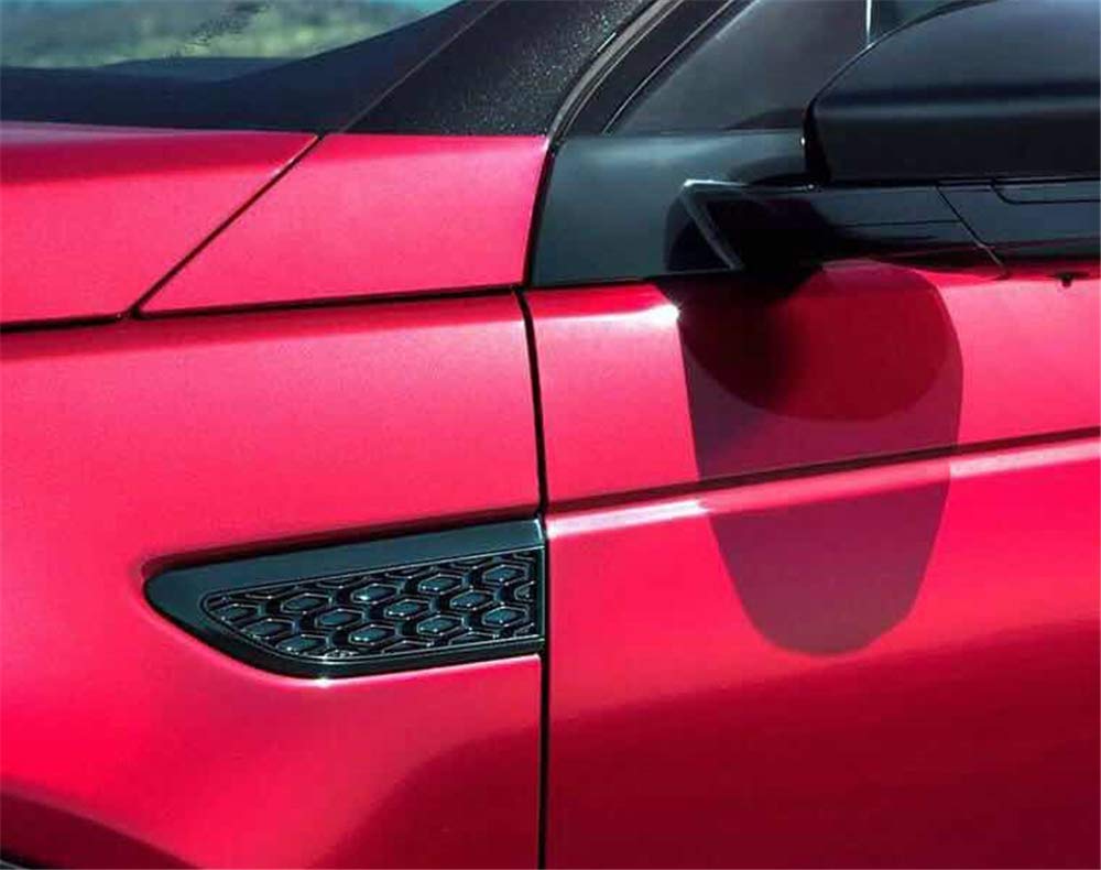 Land Rover Discovery Sport 2015-2019 Side Vent Grille Mesh Trim - Black ABS Plastic Replacement for Enhanced Style & Protection | Perfect for Off-Roading & Custom Car Modifications