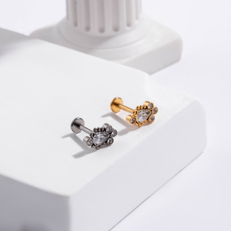 16G Titanium Cartilage Earrings - Crown, Sword & Conch Ear Cuff Set | Hypoallergenic Body Jewelry for Women | Perfect for Piercing, Daily Wear & Special Occasions
