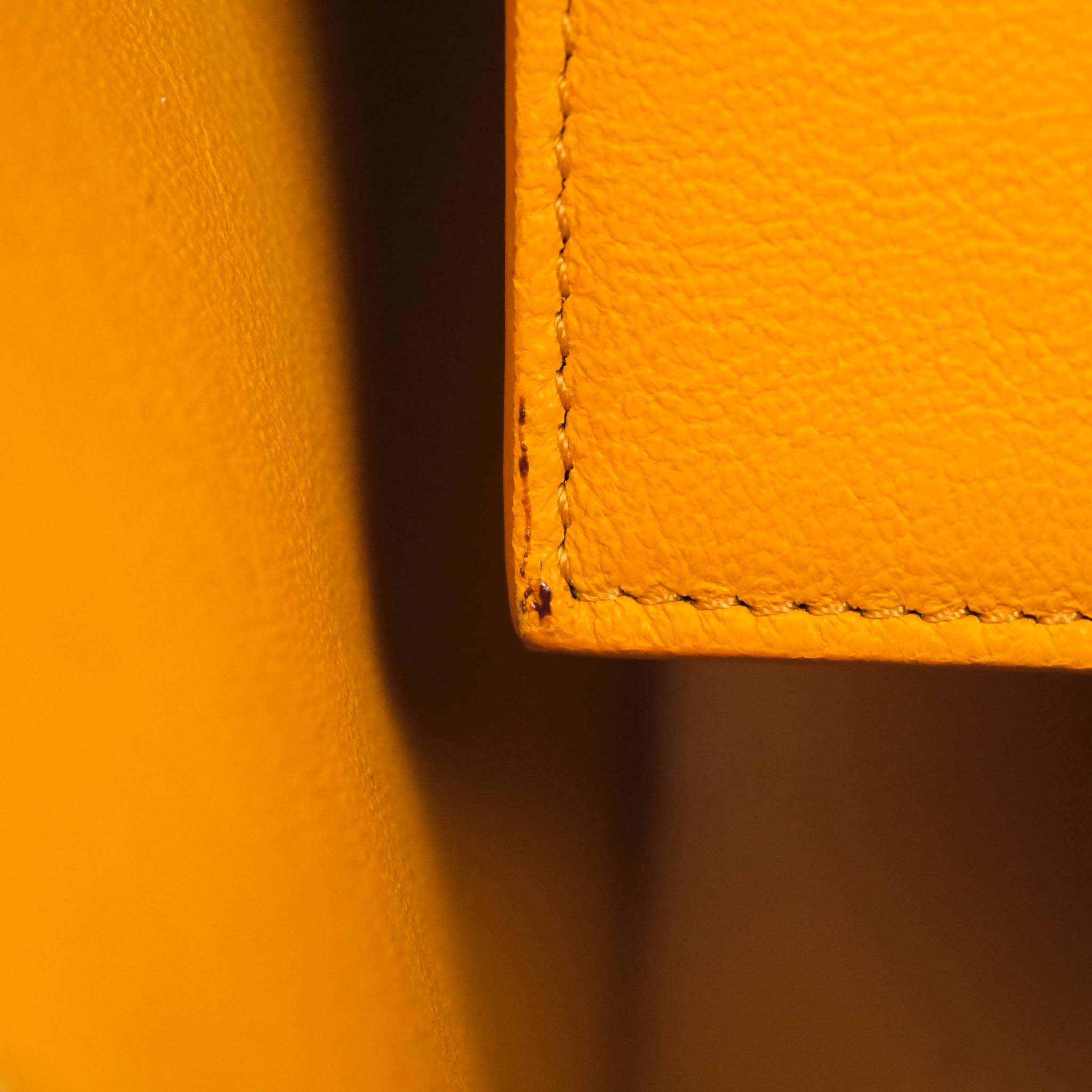 Celine Small Trapeze Bag in Mustard Yellow - Genuine Grained Calfskin Leather Crossbody Purse for Women | Perfect for Work, Travel & Everyday Use