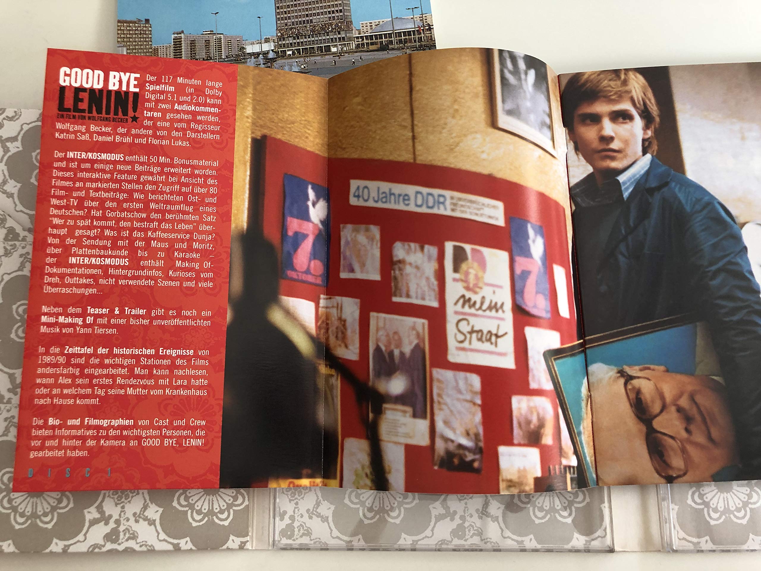 Good Bye Lenin! - Deluxe 3-Disc Edition DVD | Award-Winning German Comedy Film | Perfect for Movie Nights & German Culture Enthusiasts