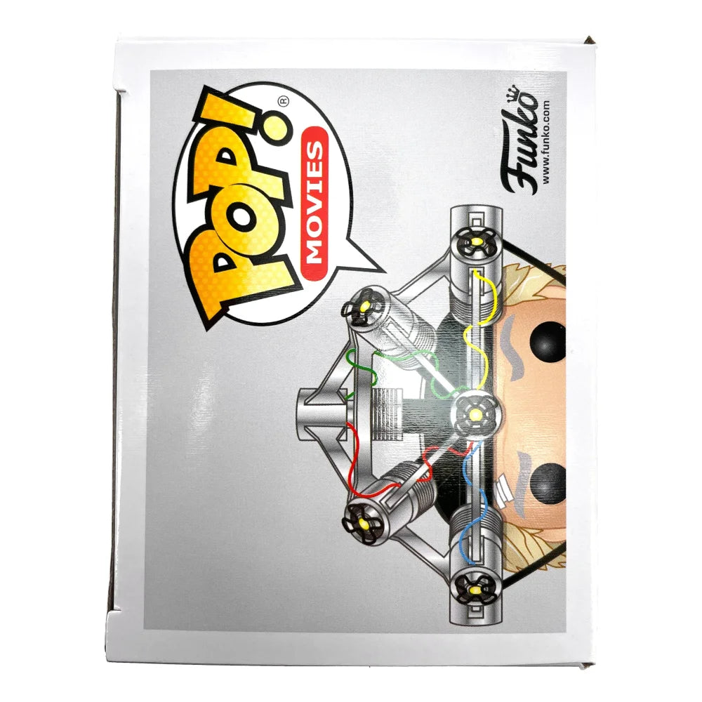 Christopher Lloyd Autographed Funko Pop Doc Brown #959 Back to the Future Collectible with JSA COA & Helmet - Perfect for Movie Fans, Gift Giving, and Pop Culture Displays
