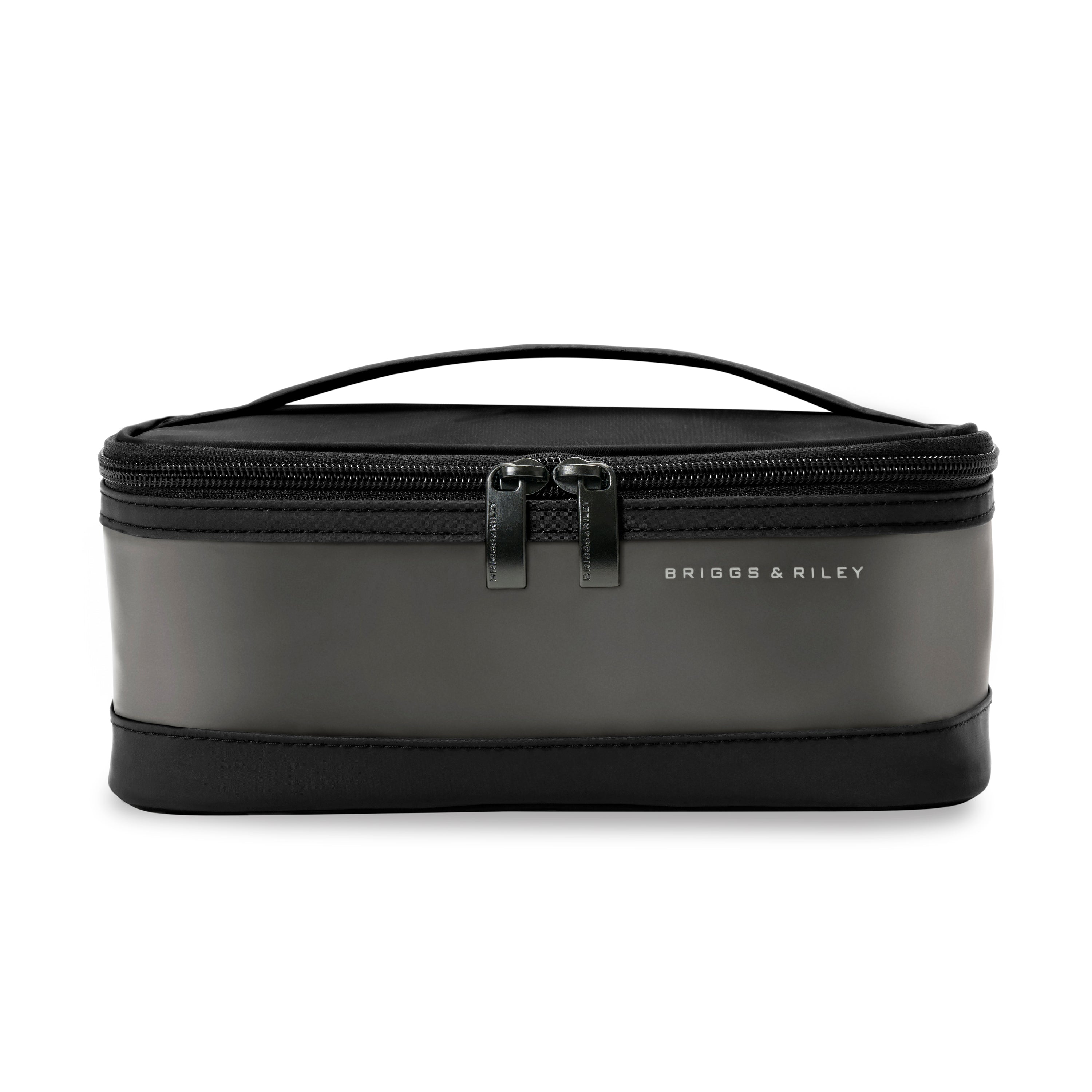 Briggs & Riley Travel Essentials Translucent Toiletry Bag for Men & Women - TSA Approved Clear Cosmetic Case for Airports, Gyms & Travel Accessories Organization