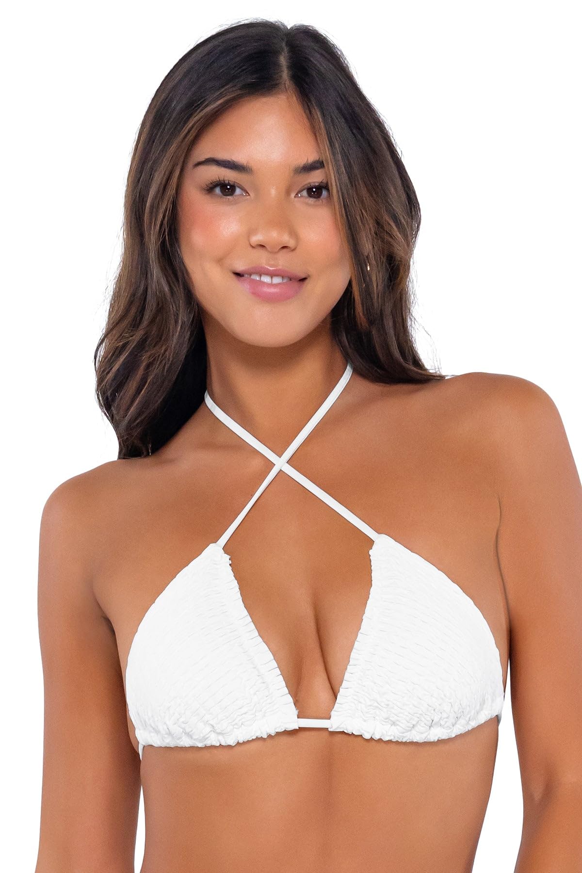 Kali Triangle Women's Swimsuit Bikini Top with Removable Cups - Sexy Push Up Swimwear for Beach, Pool & Vacation | Adjustable Straps & Soft Padded Cups for Comfort