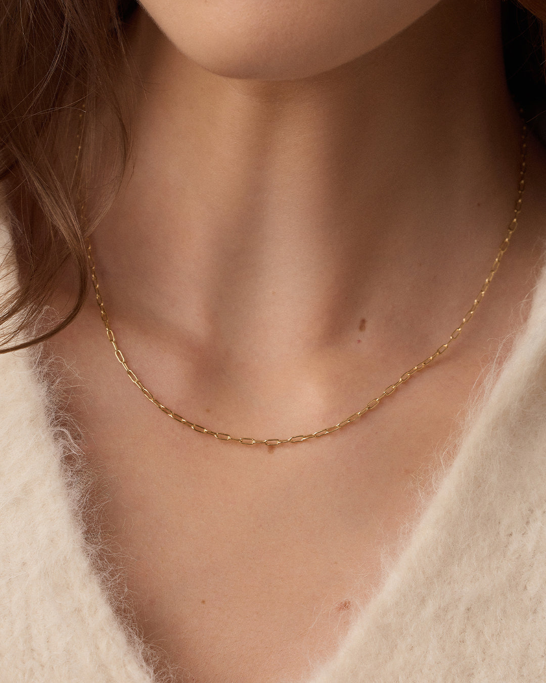 Ollie Delicate Necklace for Women - Elegant Gold Plated Minimalist Pendant Jewelry - Perfect for Date Night, Wedding & Everyday Wear