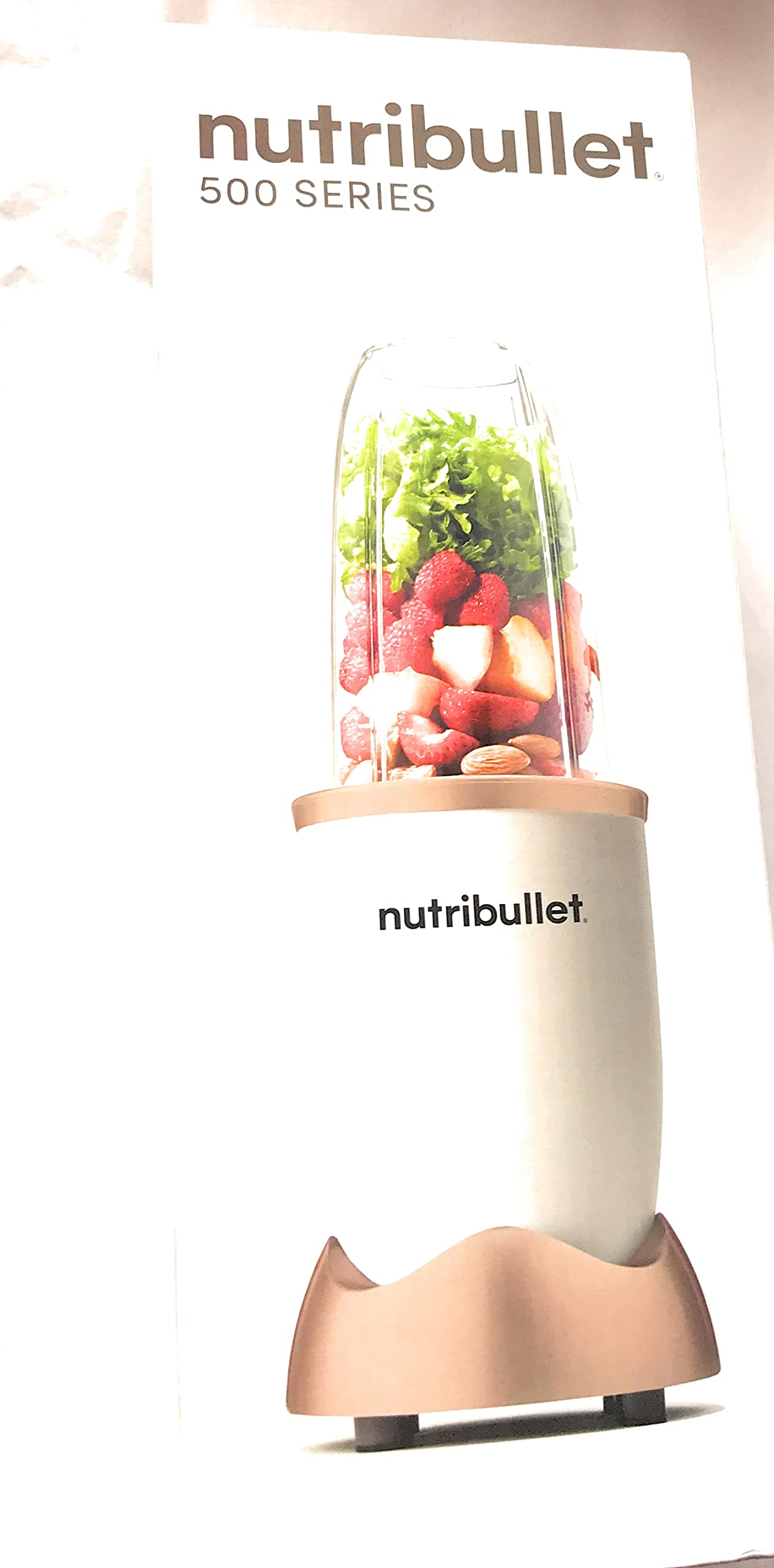 NutriBullet 500 Series Blender - High-Speed 500W Personal Blender for Smoothies, Protein Shakes & Meal Prep - Compact Countertop Blender for Healthy Juicing at Home, Gym & Office
