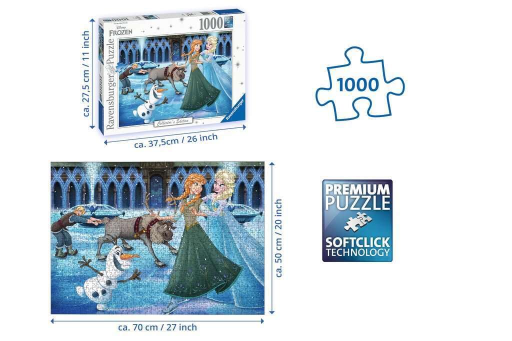 Ravensburger 1000-Piece Adult Puzzle - Disney Frozen 'The Snow Queen' (16488) - Perfect for Family Game Nights & Relaxation