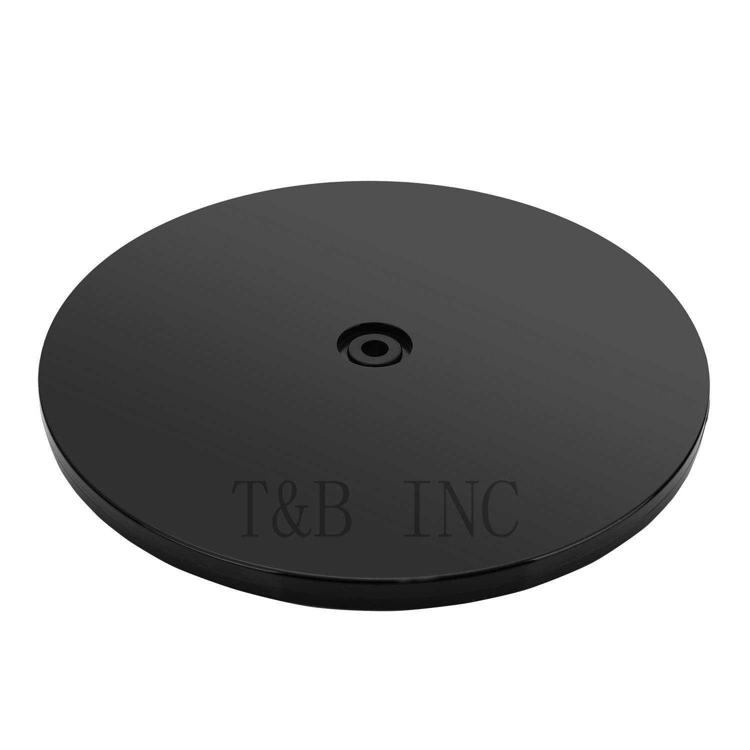 TamBee 8 Inch Black Acrylic Lazy Susan Turntable Organizer - Spice Rack, Cake Decorating, Kitchen & Pantry Storage - Perfect for Countertop Organization & Party Serving