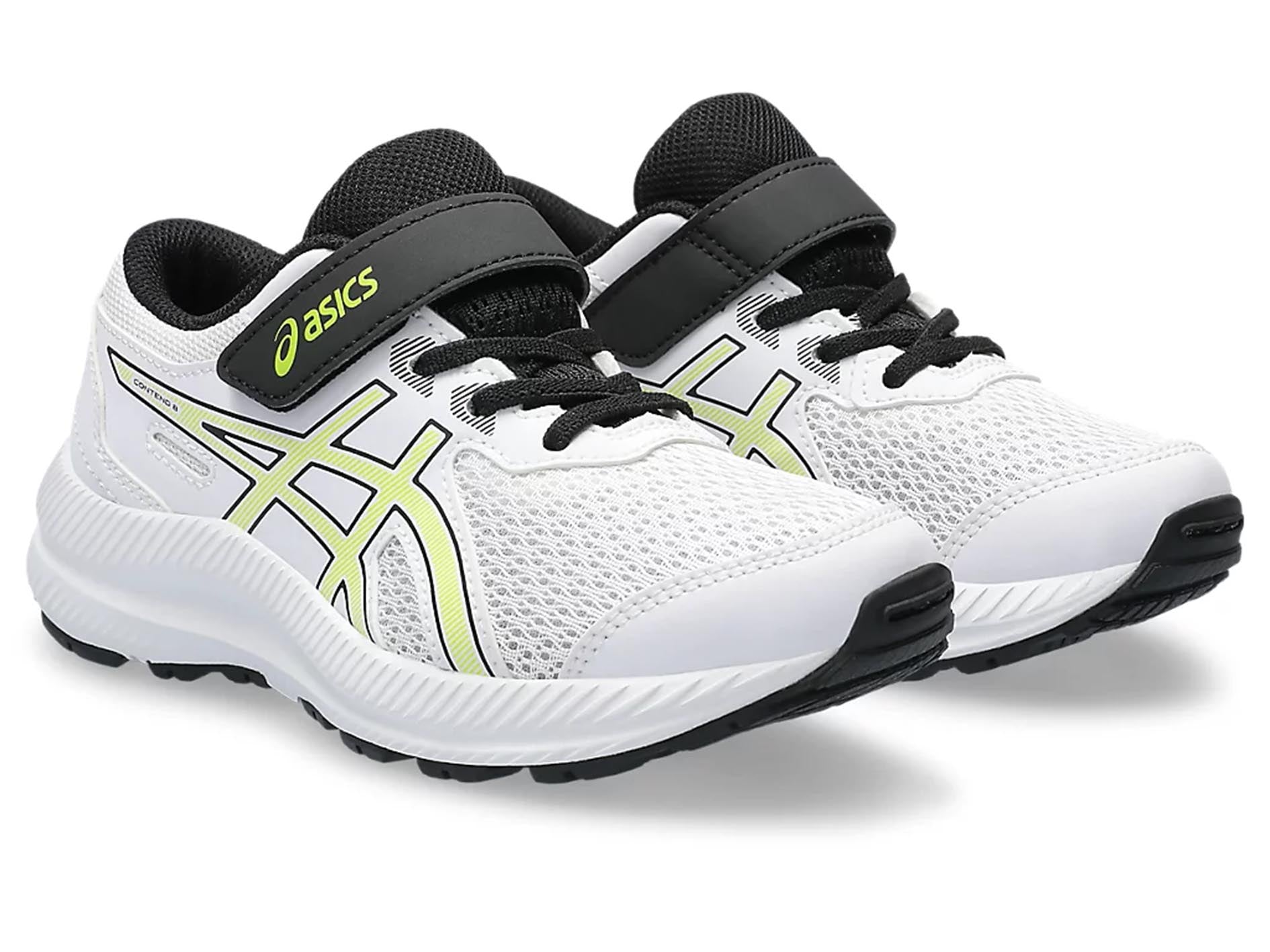 ASICS Kids Contend 8 PS Running Shoes - Lightweight Athletic Sneakers for Boys & Girls (Style 1014A258-105) - Perfect for School, Sports & Everyday Play