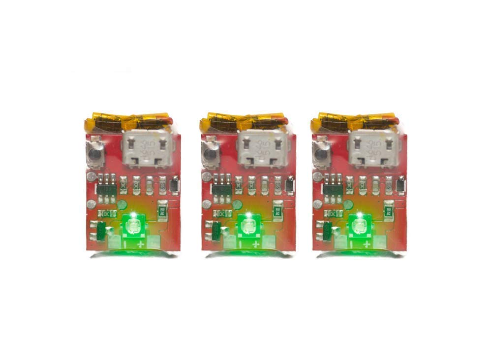 3 Pack Drone Strobe Lights - High Visibility Green LED Anti-Collision Lights for Drones - Perfect for Night Flying, Aerial Photography & FAA Compliance