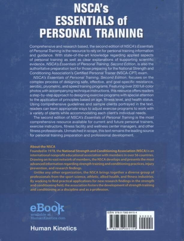 NSCA's Essentials of Personal Training - Best Fitness Guide for Trainers & Coaches | Workout Plans, Exercise Science & Certification Prep | Perfect for Gym, Home & Online Coaching