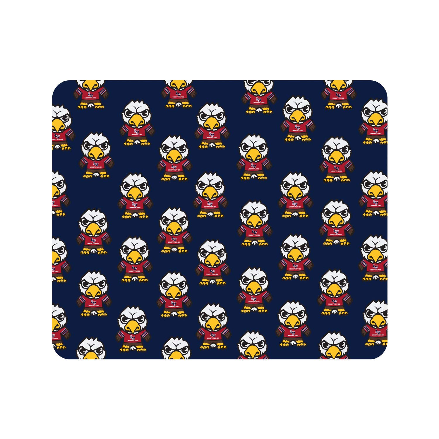 OTM Essentials Liberty University Standard Fabric Mouse Pad - Non-Slip Desk Accessory for Gaming & Office Use - Premium Textured Surface - Perfect for Work, School & Esports