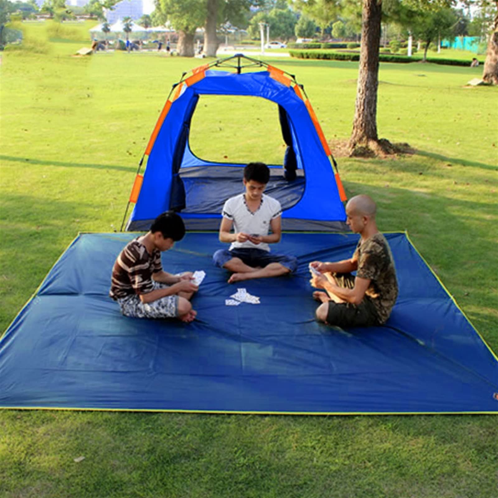 Waterproof Sandproof Beach Blanket for Camping & Travel - Foldable Outdoor Rug for Park, Hiking, Beach Accessories