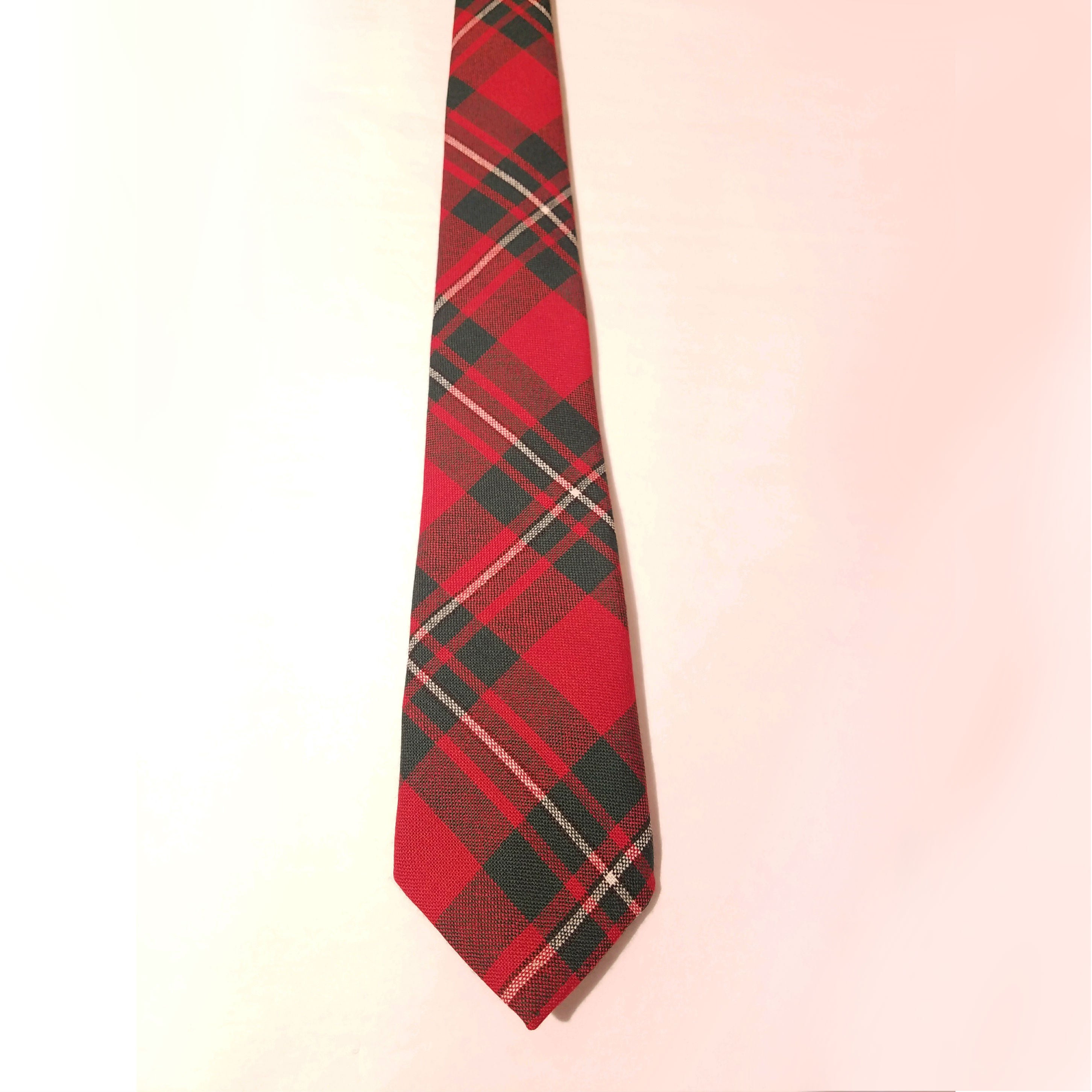 Premium Wool Tartan Neckties for Men - 99 Modern Color Patterns | Perfect for Weddings, Business & Formal Events