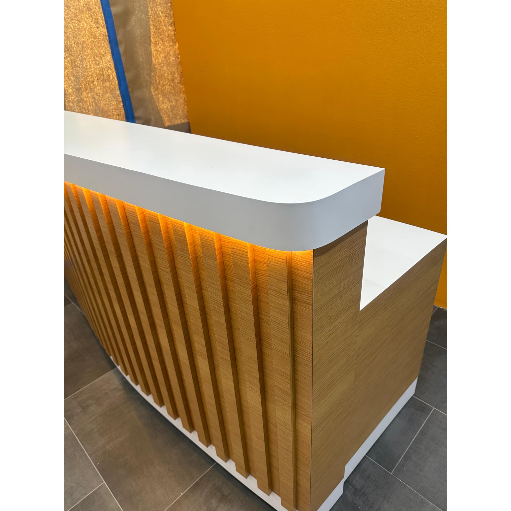 Brown Reception Desk 320 (84