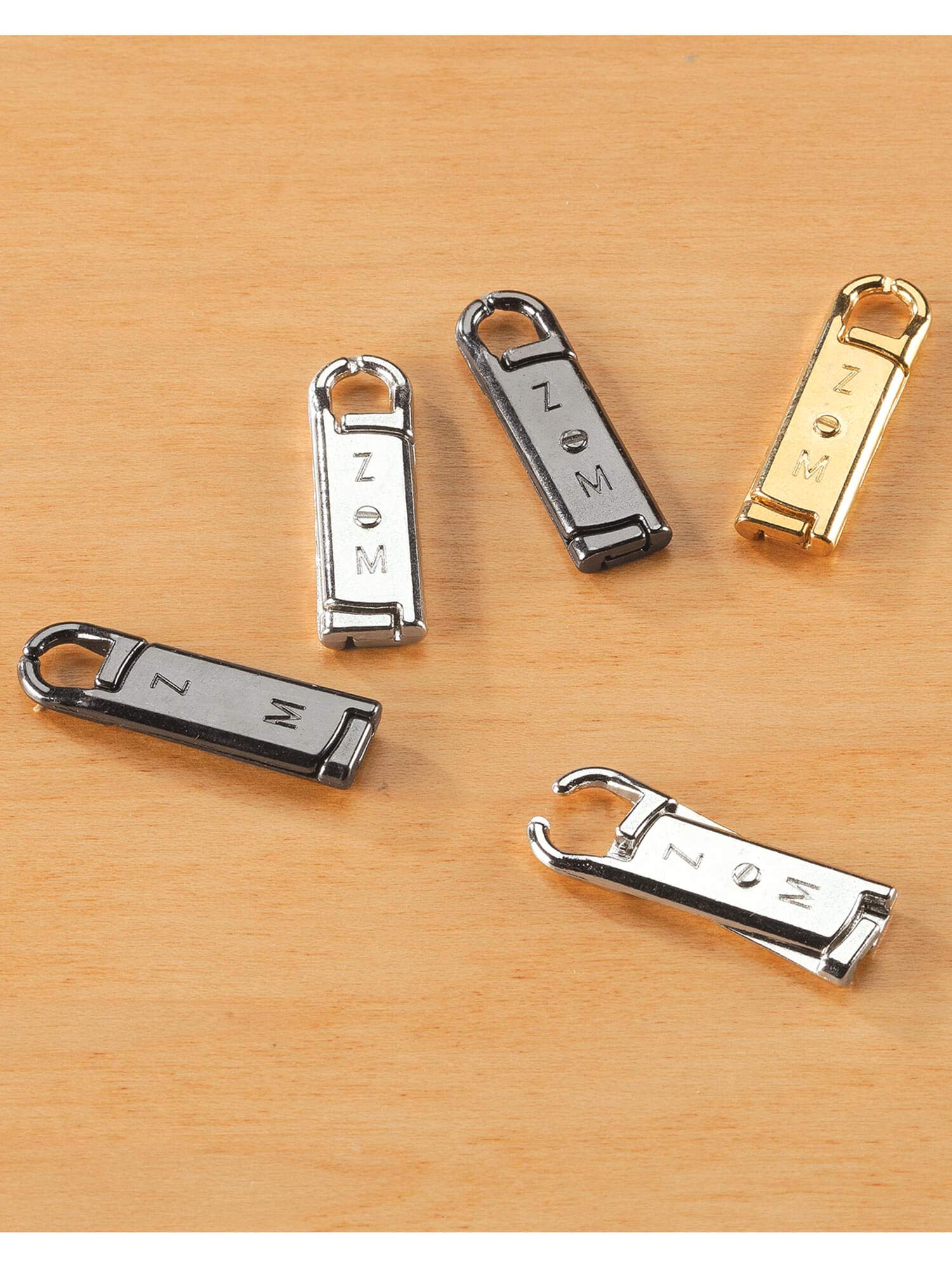 Nordic Metal Zipper Extenders Set of 5 - Premium Zipper Pulls for Luggage, Backpacks, Jackets & Travel Gear | Durable Zipper Extensions for Easy Grip & Smooth Operation | Perfect for Suitcases, Handbags, Coats & Outdoor Gear