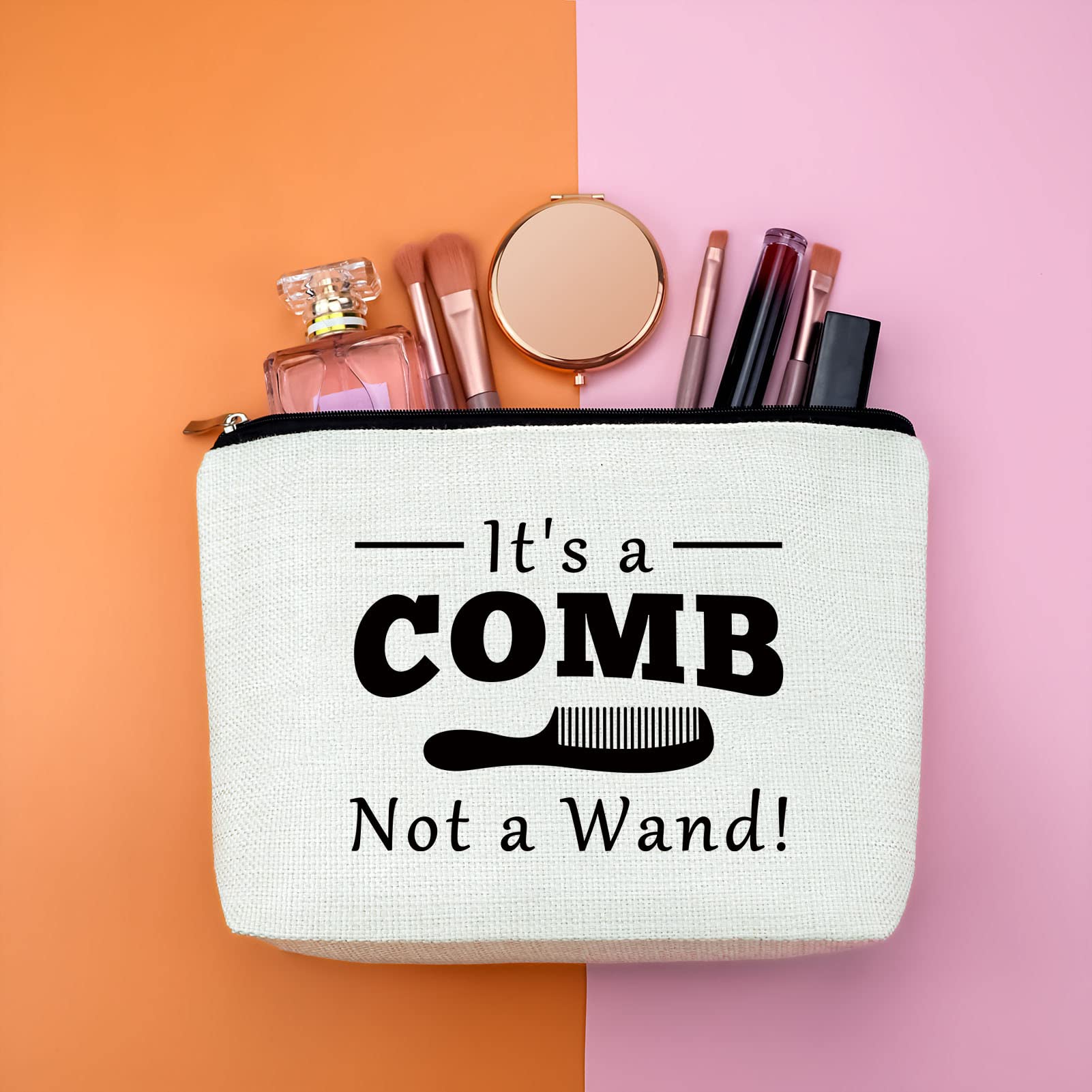 Professional Hairdresser Makeup Bag - Stylish Cosmetic Pouch for Hair Stylists, Salon Gifts & Barber Appreciation - Perfect Graduation Gift for Hairstylists - Ideal for Salon Tools, Travel & Daily Use