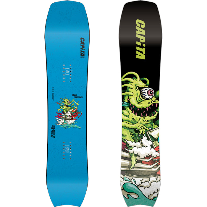 Capita Children of The Pow Snowboard Youth 2024 - Best Kids Snowboard for Powder & Freeride - Perfect for Mountain Adventures & Snow Park Fun