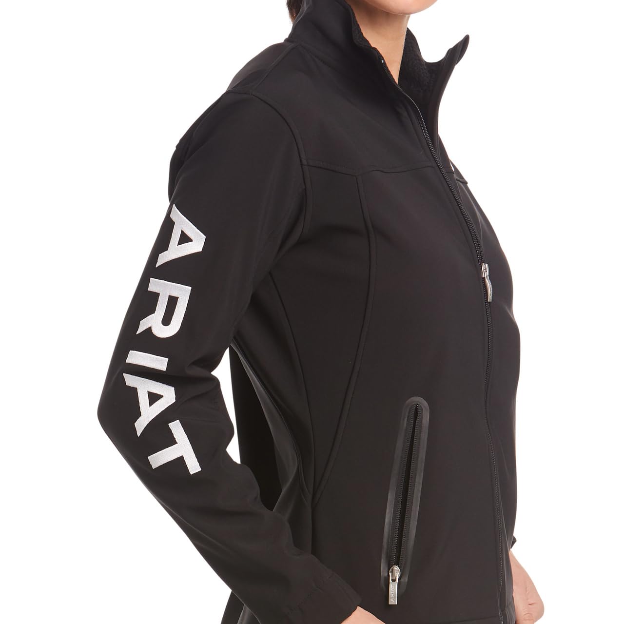 Ariat Women's New Team Softshell Jacket - Lightweight Waterproof Windbreaker for Outdoor Riding & Hiking | Perfect for Equestrian, Horseback Riding & Cold Weather Activities