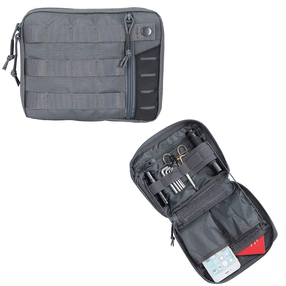 EXCELLENT ELITE SPANKER Molle Admin Pouch - Tactical EDC EMT Utility Tool Organizer Bag for Medical Gear & Modular Storage | Perfect for Waist Pack, Outdoor Adventures & Emergency Preparedness