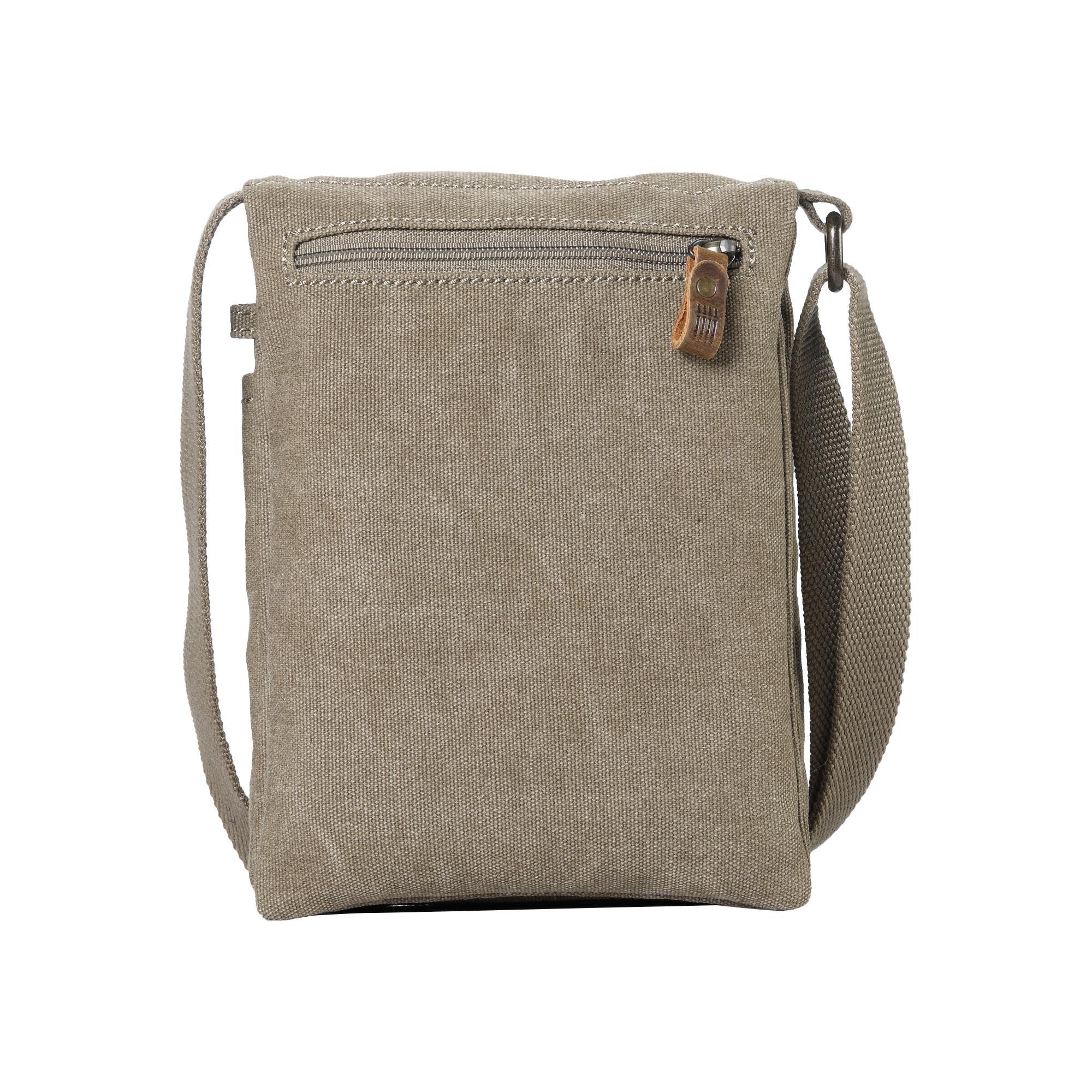 TRP0243 Troop London Classic Canvas Crossbody Bag for Men & Women - Stylish & Durable Everyday Shoulder Bag for Work, Travel & Casual Outings