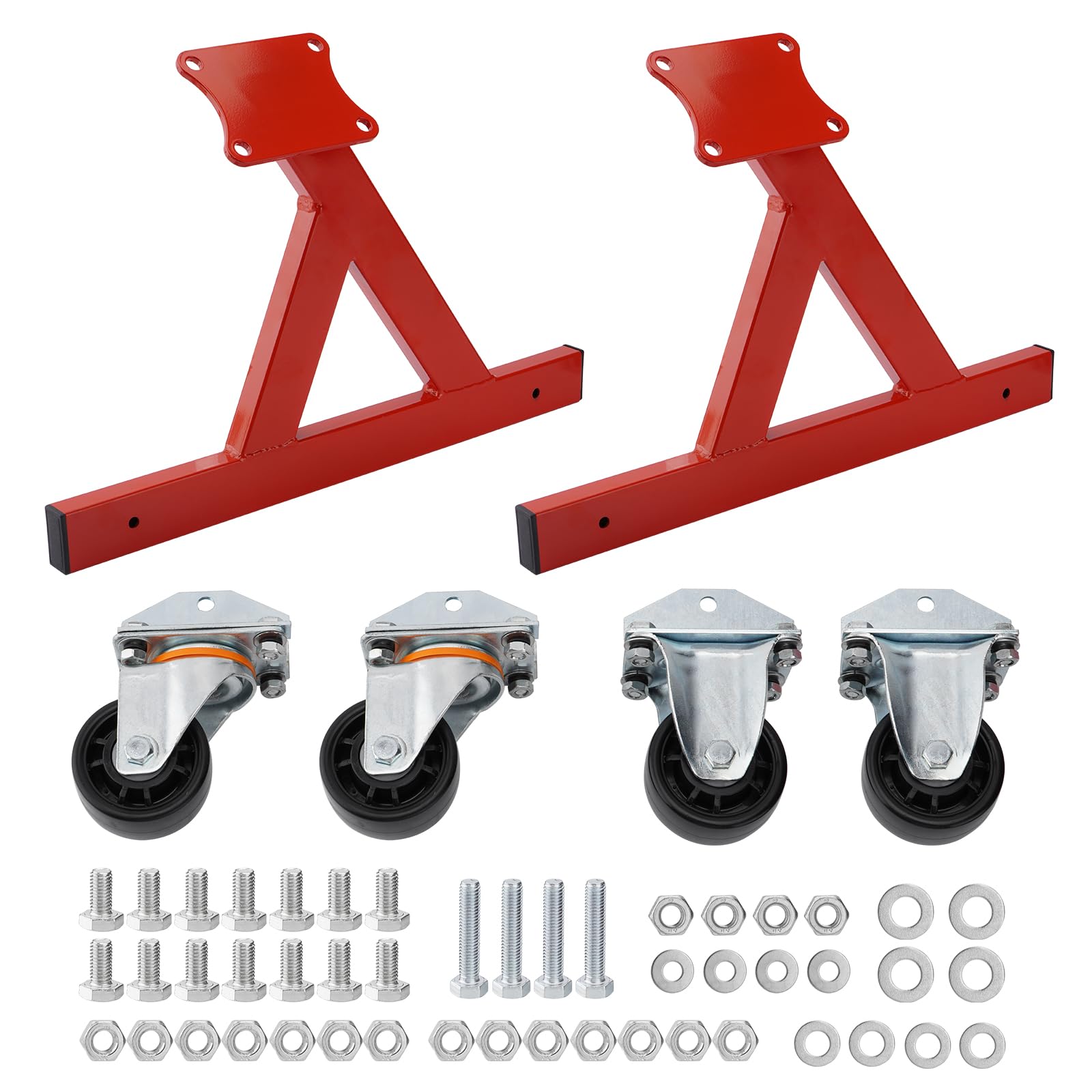 Chevy V8 LSX Rolling Engine Storage Stand with Heavy Duty Casters - Portable Engine Stand for Automotive Workshop, Garage & DIY Projects