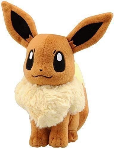 Eevee 12 Inch Soft Anime Plush Toy - Cute Pokemon Stuffed Animal Doll for Kids, Gift & Home Decor | Perfect for Birthday Presents, Anime Collections & Cuddling