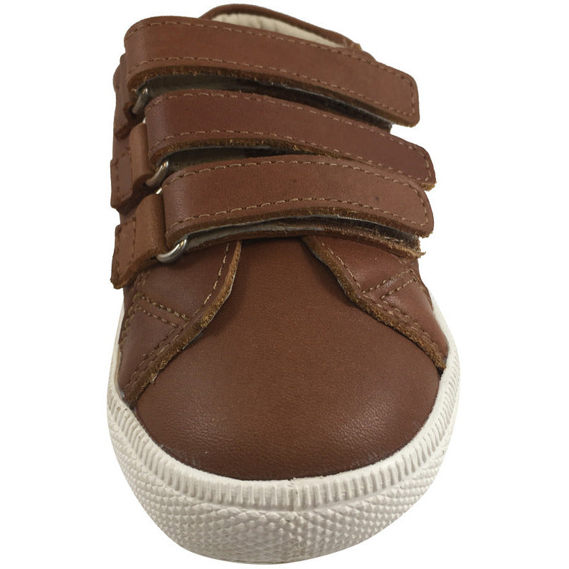 Old Soles 1039 Urban Market Distressed Tan Leather Sneakers for Boys & Girls - Stylish Kids Casual Shoes for School, Play & Everyday Wear