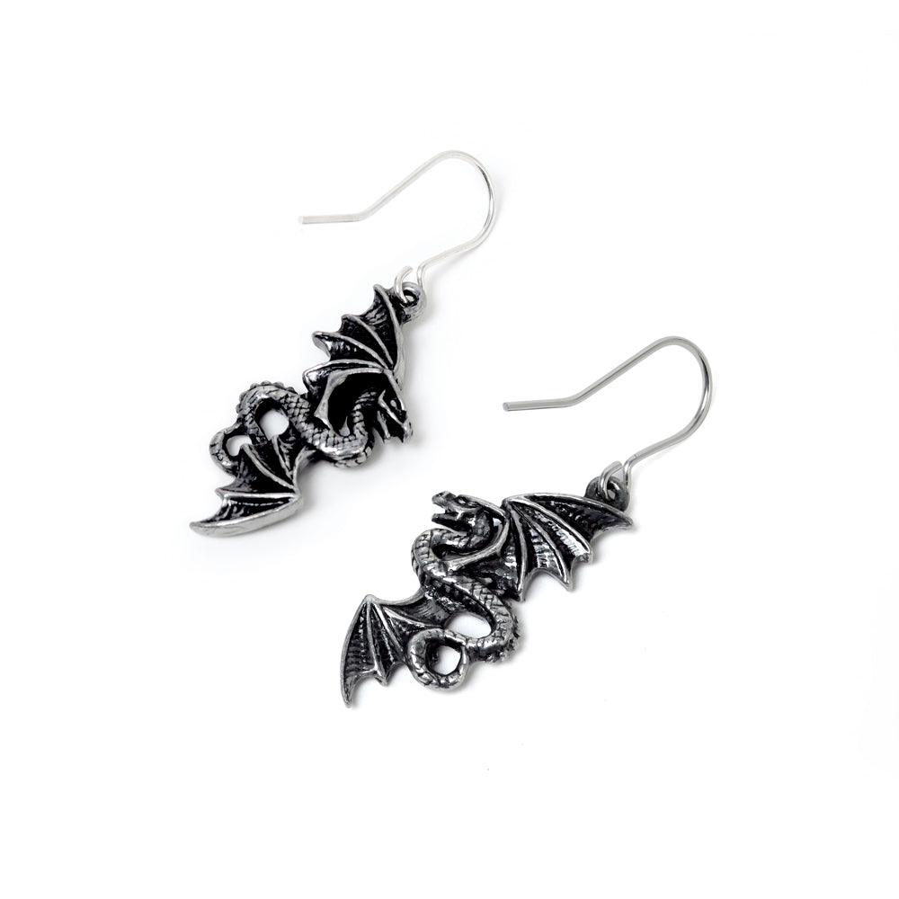 Legendary Dragon Earrings - Handmade Fantasy Jewelry for Women & Men - Perfect for Cosplay, Renaissance Fairs & Gift Giving