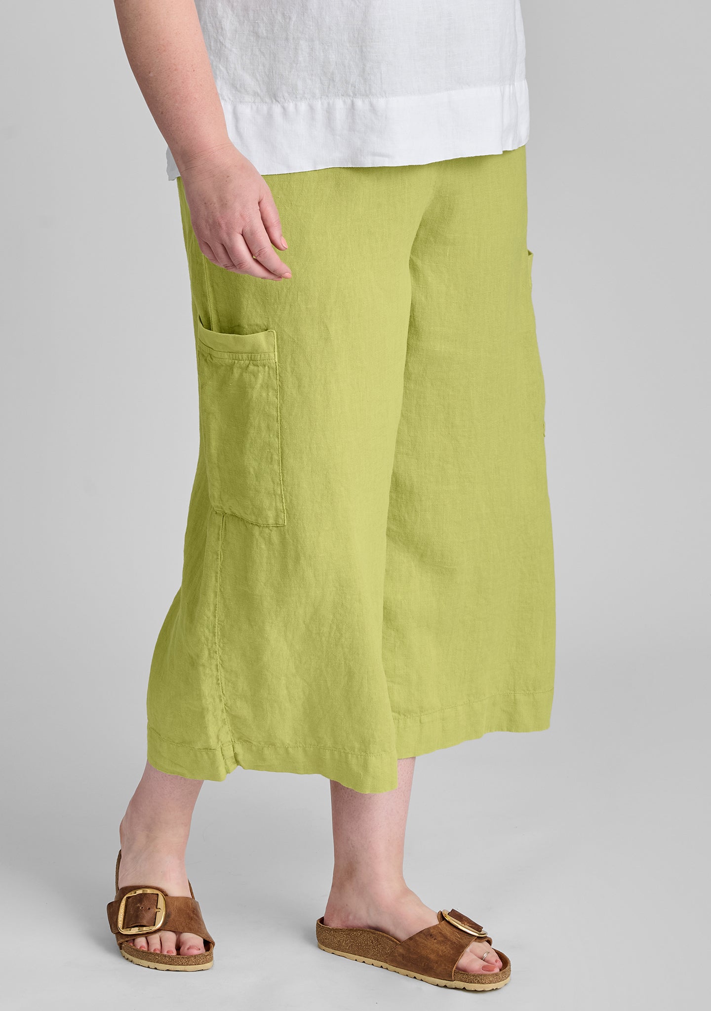 Full Time Linen Drawstring Pants for Women - Comfortable Casual Lounge Pants for Home, Yoga, and Travel