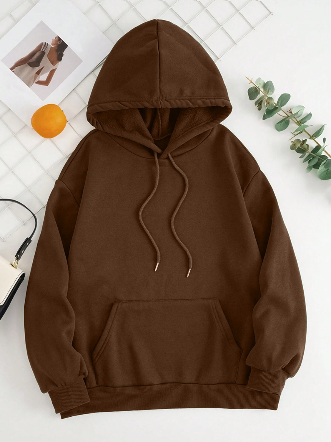 Stylish Drawstring Dropped Shoulder Hoodie for Men & Women | Comfortable Oversized Pullover Sweatshirt | Perfect for Casual Wear, Gym, and Street Fashion