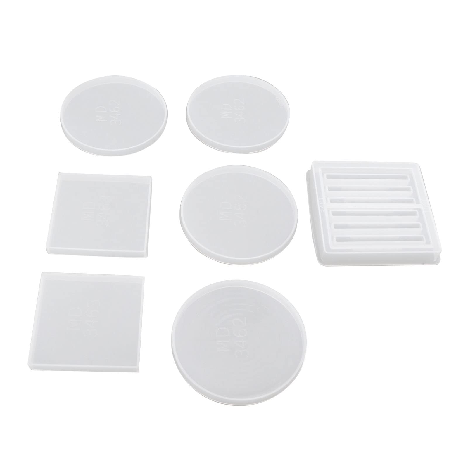 Epoxy Resin Molds Silicone Reusable - Smooth Surface & Easy Cleaning DIY Craft Molds for Coasters, Jewelry, Home Decor - Perfect for Resin Art, DIY Projects & Gift Making
