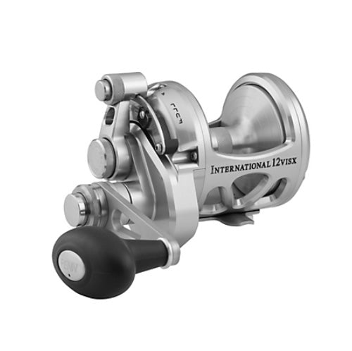 Penn International VISXS Silver 2-Speed Fishing Reels - Saltwater & Freshwater Trolling Reels for Big Game Fishing