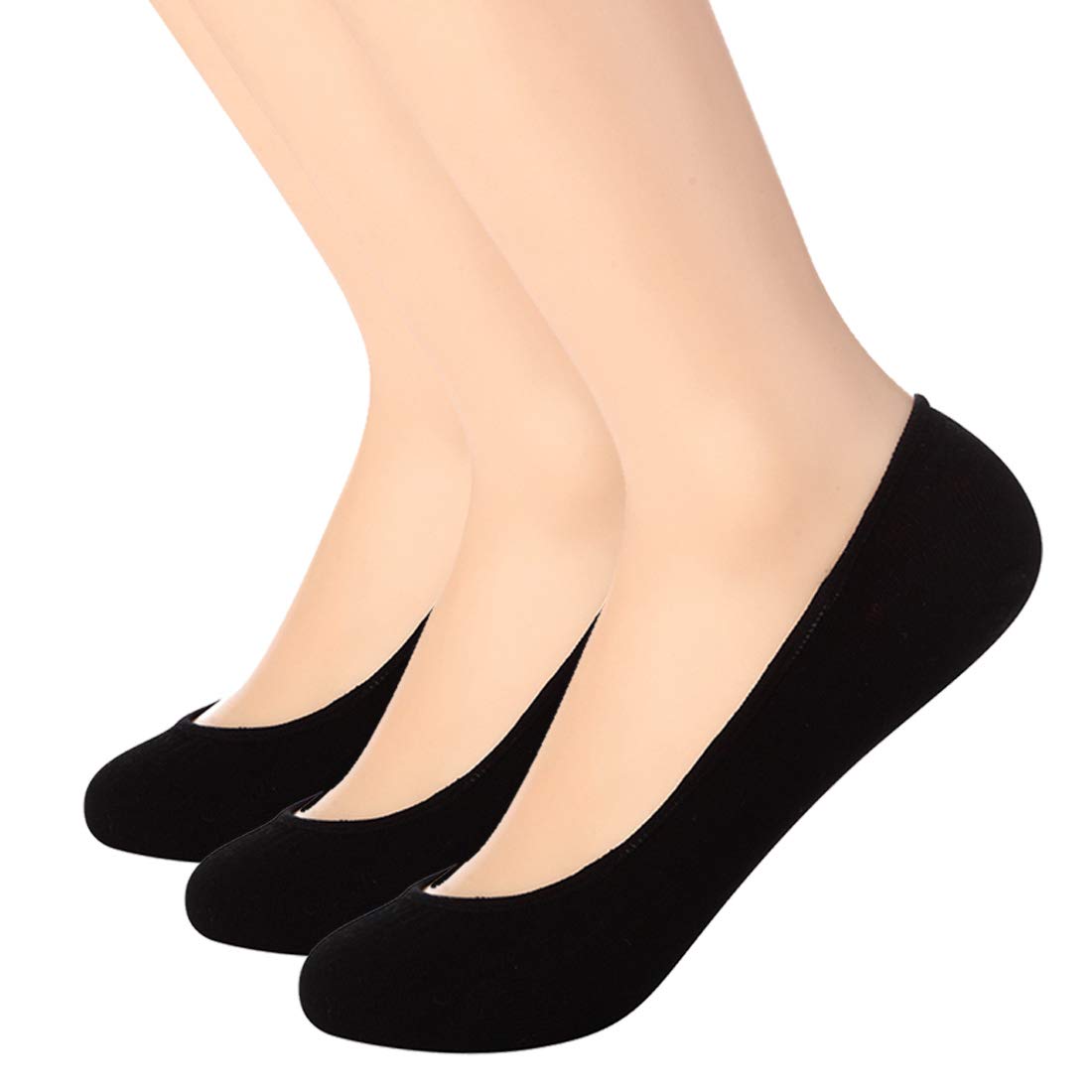 Women's No Show Socks - Ultra Low Cut Invisible Liner Socks for Flats & Boats | Non-Slip Breathable Footies | Pack of 3-8 Pairs | Perfect for Summer, Workouts & Casual Wear