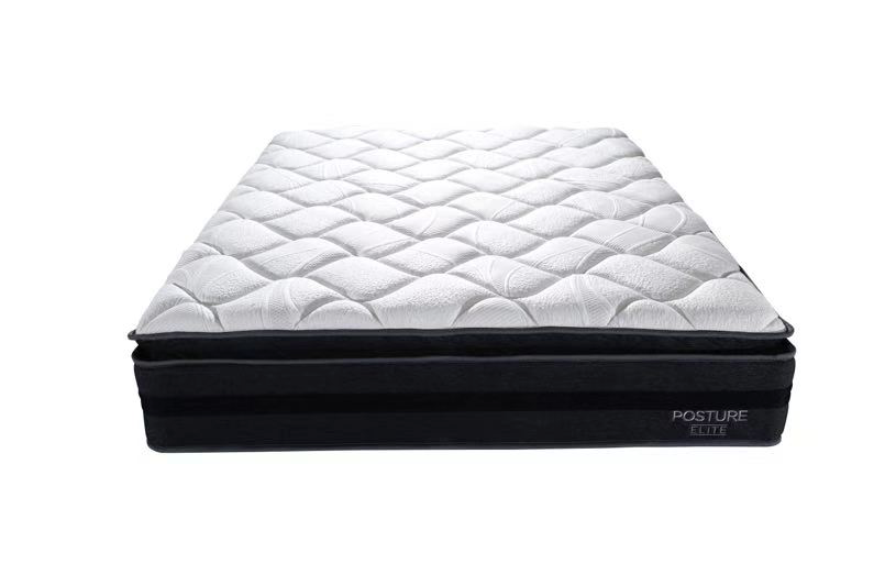 Posture Care Support Medium Mattress & Base - King Single Size for Back Pain Relief & Comfort - Perfect for Home, Office, or Guest Room Use