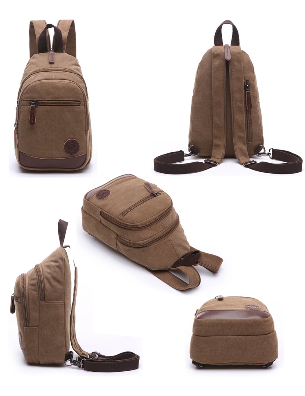 Lightweight Sling Bag Crossbody Backpack for Women & Men - Compact Shoulder Bag for Travel, Hiking, Work & Daily Use