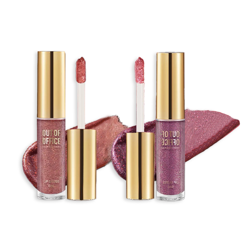 OUT OF OFFICE Sparkling Lip Gloss - Shimmering Hydrating Lip Gloss for Women, Vegan & Cruelty-Free - Perfect for Parties, Date Nights & Everyday Wear