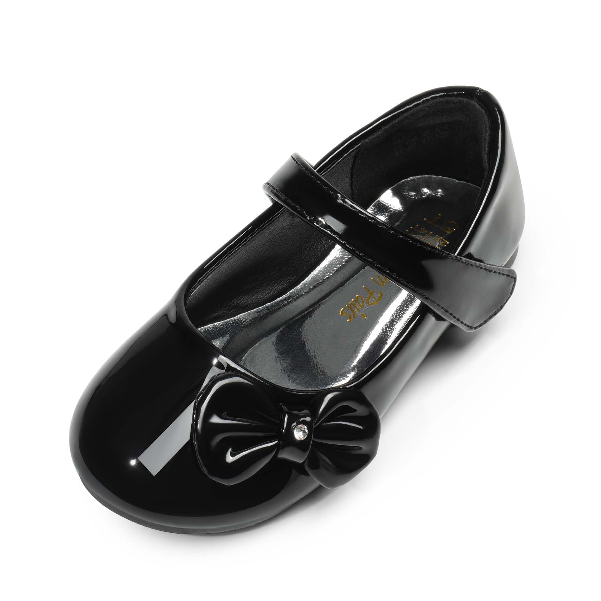 DREAM PAIRS Toddler Girls Mary Jane Flats - Cute Side Bow Ballet Shoes for Infants & Little Girls | Perfect for Weddings, Parties & Dress-Up Play