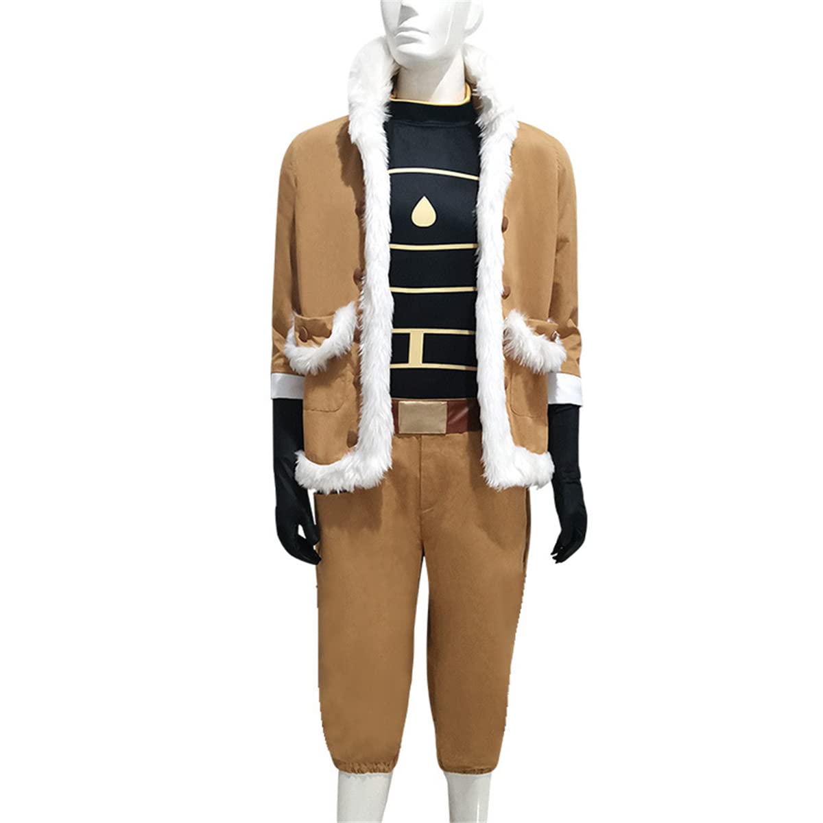 My Hero Academia Hawks Cosplay Costume Full Set - Coat, Tops, Pants with Belt & Gloves | Anime Halloween Costume for Cosplay Events & Comic Con